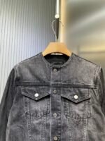 Prada triangle logo denim blouson jacket(GEB229-12K8-F0557-S-231） - 图片 18