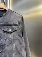 Prada triangle logo denim blouson jacket(GEB229-12K8-F0557-S-231） - 图片 17