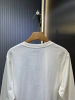 BURBERRY Long-sleeved Gothic logo cotton T-shirt（81171051） - 图片 17