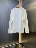 BURBERRY Long-sleeved Gothic logo cotton T-shirt（81171051） - 图片 4