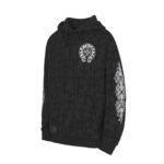 Chrome Hearts Cemetery Cross All Over Print Logo Hoodie CHROME HEARTS (CH-0749304）