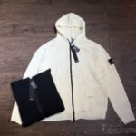 Stone Island Wappen Wool Knit Hooded Zip-Up Jacket（7715544D4-V0099） - 图片 8