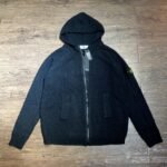 Stone Island Wappen Wool Knit Hooded Zip-Up Jacket（7715544D4-V0099） - 图片 2