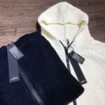 Stone Island Wappen Wool Knit Hooded Zip-Up Jacket（7715544D4-V0099） - 图片 16