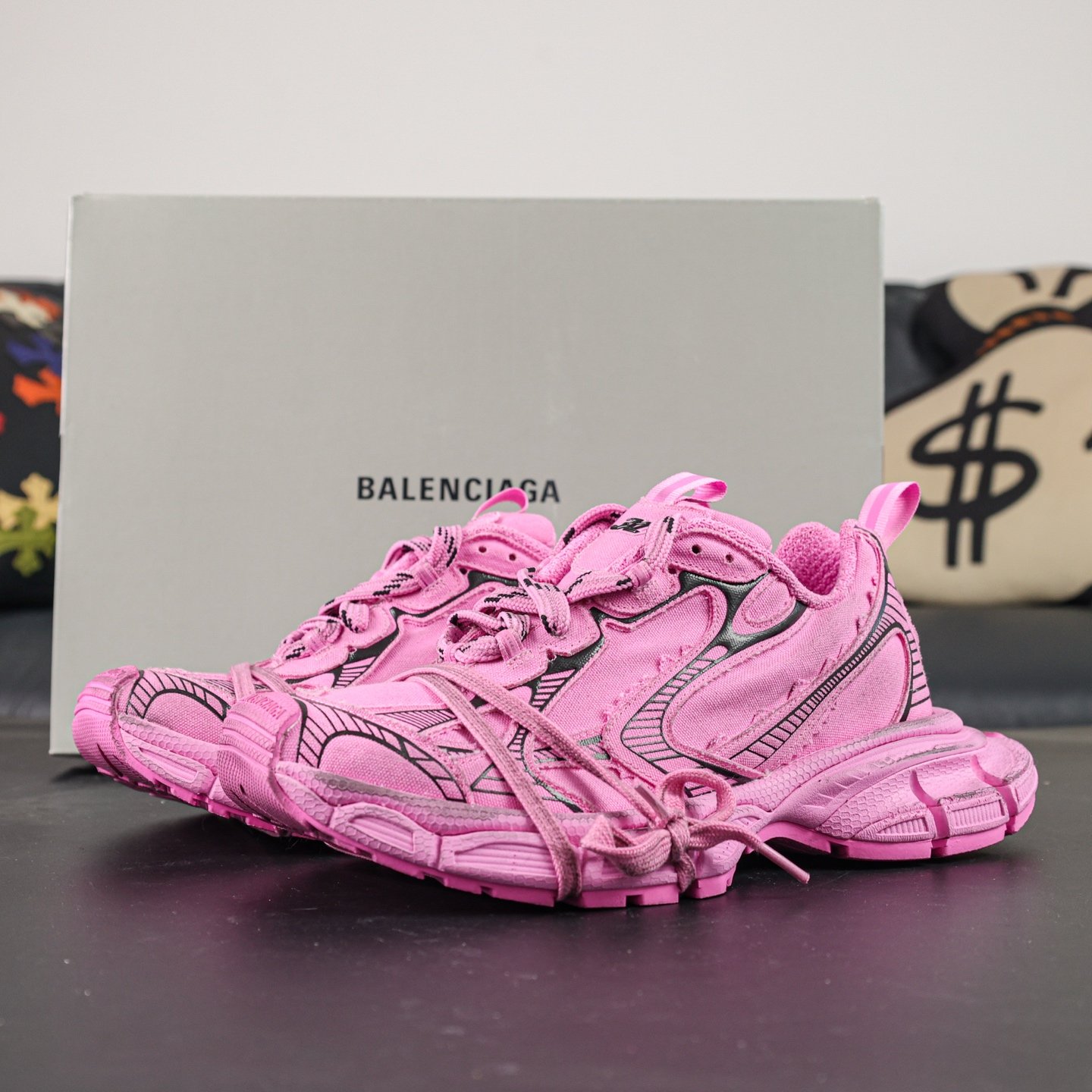 img-4c510532-20251201-i1764585009088-9155-0-3-jpg 【SALE】Balenciaga 3xl Sneakers In Rose-pink Cotton(734731W3XDC5000) - 图片 1