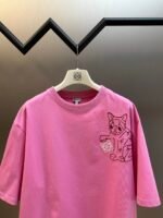 Loewe x Louis Wain embroidered cotton jersey T-shirt (H526Y22XCZ-1100） - 图片 6