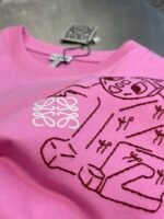 Loewe x Louis Wain embroidered cotton jersey T-shirt (H526Y22XCZ-1100） - 图片 9