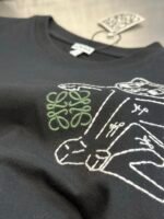 Loewe x Louis Wain embroidered cotton jersey T-shirt (H526Y22XCZ-1100） - 图片 15
