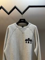 Chrome Hearts 711 Cemetery Cross Nylon CH Crewneck Sweater (1SS2504CH7CCN） - 图片 7