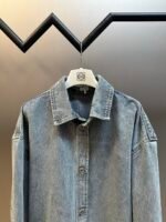 LOEWE Men's Anagram Shirt Jacket (H526Y1DW13-6395） - 图片 5