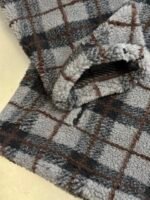 MIU MIU Teddy Plaid Zip-Up Jacket（MJL042-18ZQ-F0BD9-S-OOO） - 图片 9