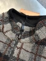MIU MIU Teddy Plaid Zip-Up Jacket（MJL042-18ZQ-F0BD9-S-OOO） - 图片 8