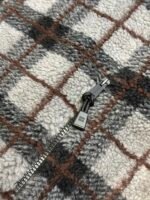 MIU MIU Teddy Plaid Zip-Up Jacket（MJL042-18ZQ-F0BD9-S-OOO） - 图片 4