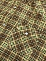 MIU MIU single-breasted plaid shirt jacket with lapel（MK1969-174R-F0C59） - 图片 5