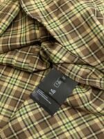 MIU MIU single-breasted plaid shirt jacket with lapel（MK1969-174R-F0C59） - 图片 4