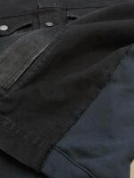 BALENCIAGA Two-Tone Denim And Jersey Jacket（850703TTW671037） - 图片 3