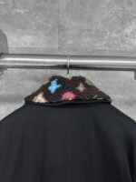 Tyler, The Creator x Louis Vuitton Cotton Aviator Jacket With Monogram Fleece Collar "Noir"（1AFPTM） - 图片 6