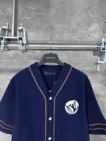 Louis Vuitton knitted short-sleeved baseball shirt（1AIMCQ） - 图片 12