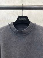 Balenciaga Faded Black 3B Sports Icon Crewneck Sweatshirt (852319TTVH71041） - 图片 4
