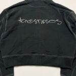 Acne Hooded Zip-Up Sweatshirt - Faded Black (CI0208-BM0） - 图片 8