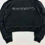 Acne Hooded Zip-Up Sweatshirt - Faded Black (CI0208-BM0） - 图片 11