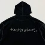 Acne Hooded Zip-Up Sweatshirt - Faded Black (CI0208-BM0） - 图片 14