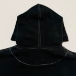 Acne Hooded Zip-Up Sweatshirt - Faded Black (CI0208-BM0） - 图片 15