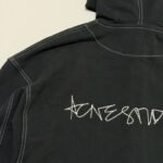 Acne Hooded Zip-Up Sweatshirt - Faded Black (CI0208-BM0） - 图片 19