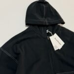 Acne Hooded Zip-Up Sweatshirt - Faded Black (CI0208-BM0） - 图片 23