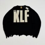 SAINT Mxxxxxx KLF CREW NECK KNIT/KLF/BLACK (SM-HR1-0000-C08）