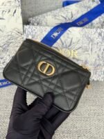 Dior Cannage Key Ring Coin Case Black（S5158UWHC-M900） - 图片 13