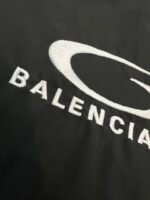 BALENCIAGA Men's Large Tracksuit Jacket in Black（831361TRO311000） - 图片 4
