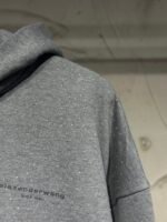 Alexander Wang Grey Hotfix Terry Zip Hoodie（UCC4252074079） - 图片 8