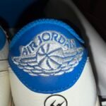 【LJR】Travis Scott × Fragment × Nike Air Jordan 1 Low OG "Sail/Military Blue" LJR (DM7866-104) - 图片 5