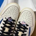 【LJR】Travis Scott × Fragment × Nike Air Jordan 1 Low OG "Sail/Military Blue" LJR (DM7866-104) - 图片 3