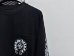 Chrome Hearts Los Angeles Exclusive Floral Cross and Horseshoe Print Long Sleeve Men's T-ShirtChrome Hearts  (CH-663） - 图片 13
