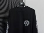 Chrome Hearts Los Angeles Exclusive Floral Cross and Horseshoe Print Long Sleeve Men's T-ShirtChrome Hearts  (CH-663） - 图片 14