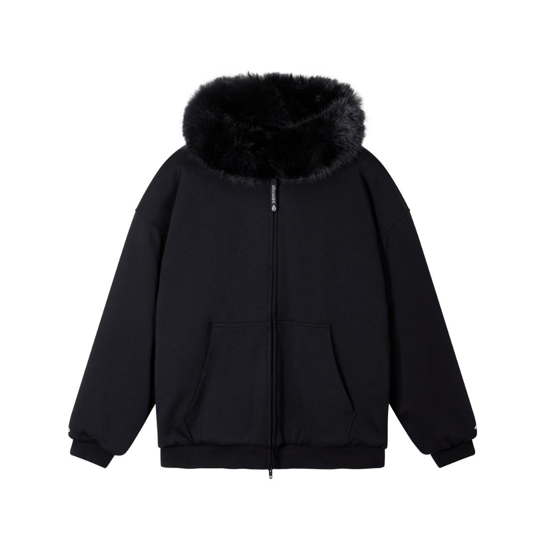 img-866ce187-20251111-o-1j9ogji1o1evv13u2185628vmo0-jpeg BALENCIAGA fur-collar zip-up hoodie (855346TTVK88190) - 图片 1