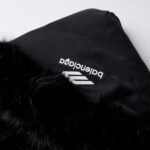 BALENCIAGA fur-collar zip-up hoodie (855346TTVK88190） - 图片 5