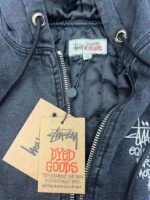 Stussy letter embroidered hooded padded jacket（115648） - 图片 7