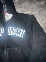 Supreme Reflective Arc Hooded Work Jacket "Denim"（SUP-FW25-007） - 图片 16