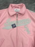 Supreme Chicago White Sox Leather Varsity Jacket（SUP-FW25-035） - 图片 10