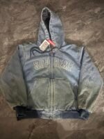 Supreme Reflective Arc Hooded Work Jacket "Denim"（SUP-FW25-007） - 图片 9