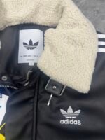ADIDAS Originals Casual Leather Jacket (KF3691） - 图片 5