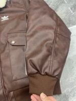 ADIDAS Originals Casual Leather Jacket (KF3691） - 图片 13