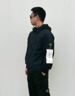 STONE ISLAND DOUBLE ZIP HOODED STRETCH JACKET（8015402-V0029） - 图片 8