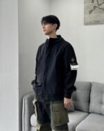 STONE ISLAND DOUBLE ZIP HOODED STRETCH JACKET（8015402-V0029） - 图片 10