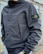 STONE ISLAND DOUBLE ZIP HOODED STRETCH JACKET（8015402-V0029） - 图片 13