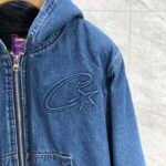 Corteiz Embossed C-Star Denim Work Jacket Blue (7892-1FW240306ECDW-BLUE） - 图片 7