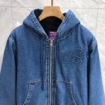 Corteiz Embossed C-Star Denim Work Jacket Blue (7892-1FW240306ECDW-BLUE） - 图片 9